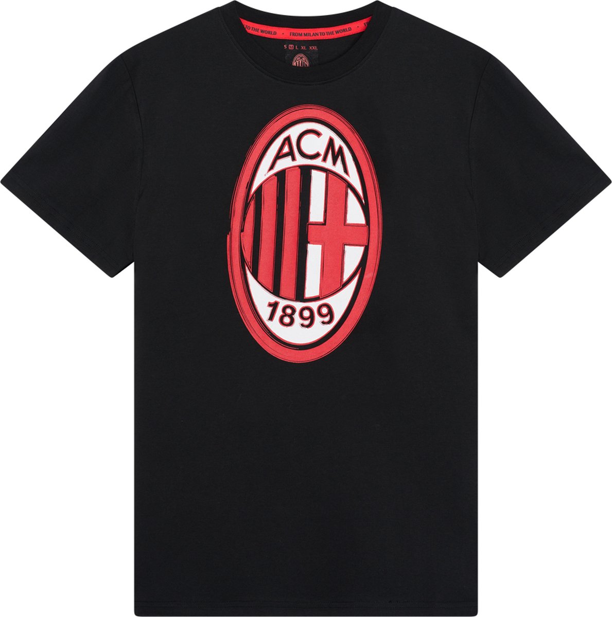 AC Milan big logo t-shirt kids - Maat 116 - maat 116
