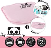 Vitapur Baby Hoofdkussen - Kinder Hoofdkussen - My First Panda Pillow - Kussen tot 1 jaar - Traagschuim Hoofdkussen - 26x23 cm - Roze