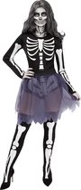 FUNIDELIA Déguisement squelette femme - Taille : XXL - Zwart