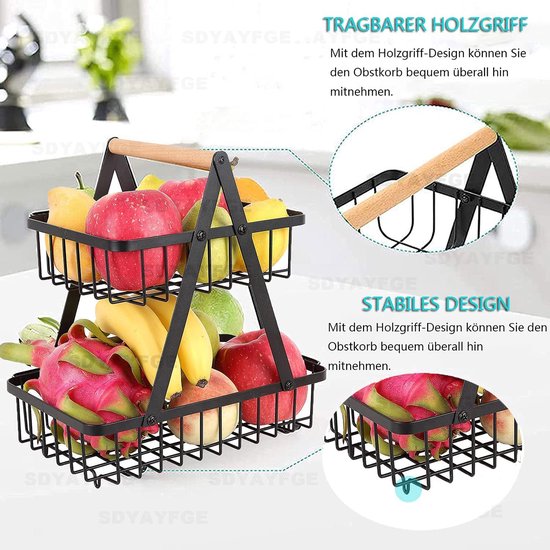 Luxe fruitschaal Fruitmand Fruitmandje Fruit Opberger Fruit