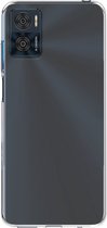 Motorola Moto E22 Hoesje Siliconen - iMoshion Softcase Backcover smartphone - Transparant