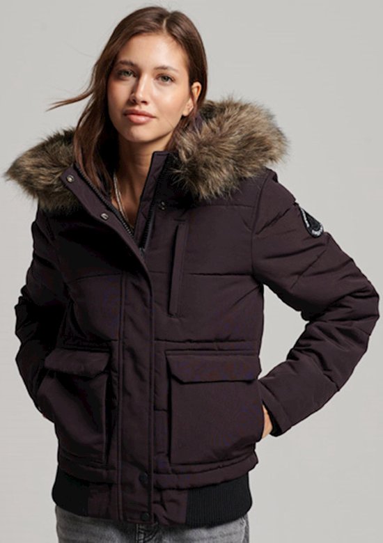 Superdry Everest Bomber Jas Paars S Vrouw