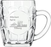 Gegraveerde Bierpul 55cl Tilburg