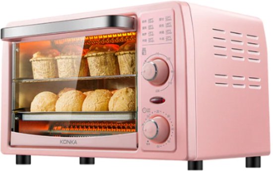Mini Oven Roze – Multifunctioneel -Vrijstaand-13L Roze -Duurzame Mini Oven  voor in de... | bol.com