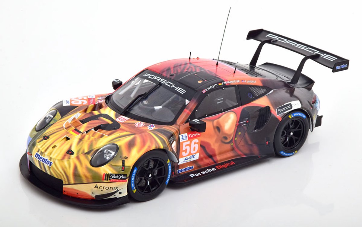 Porsche 911 991 RSR 4.0L Flat 6 92 24 Heures du Mans 2019 IXO LE43060