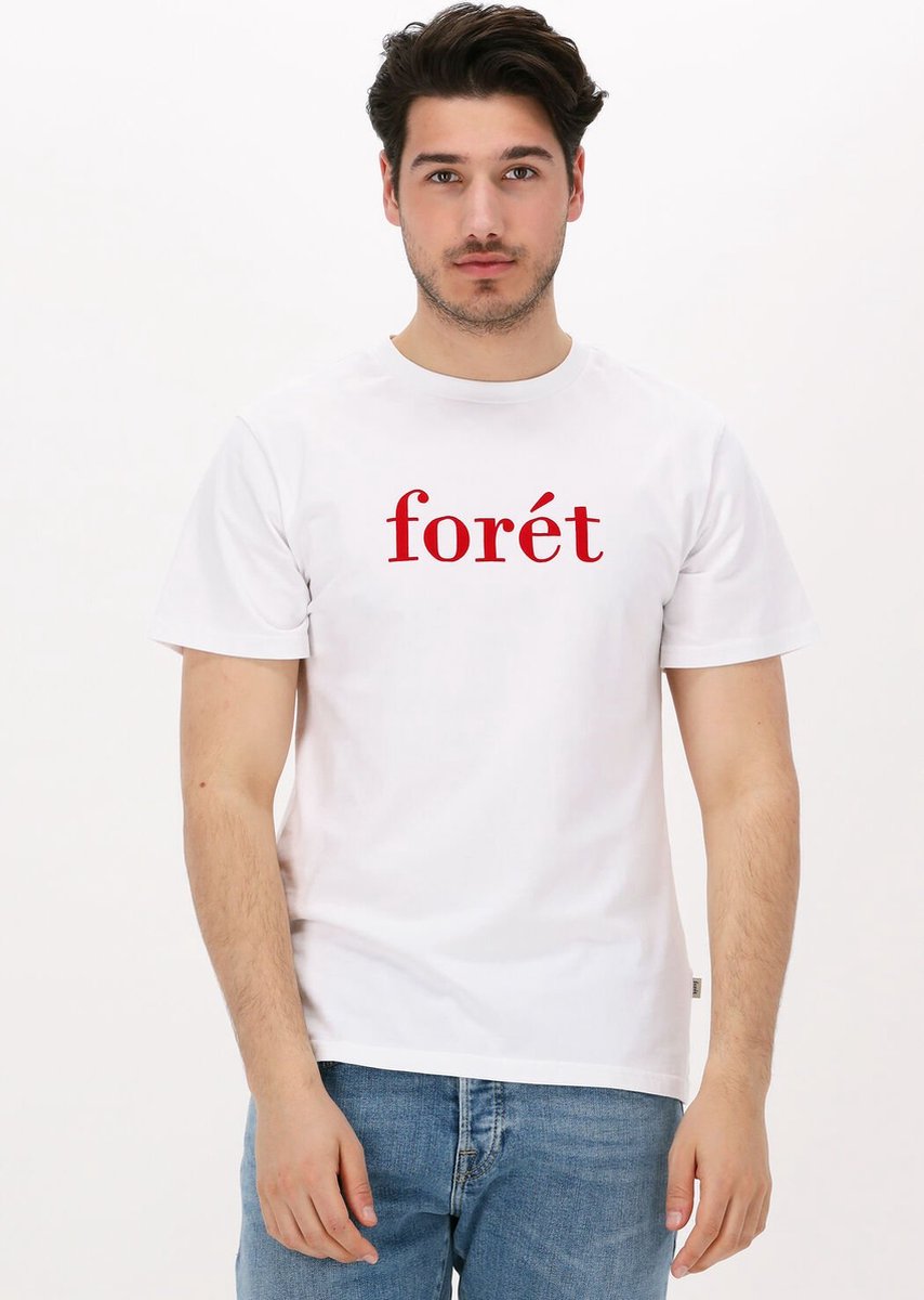Forét Resin Polo's & T-shirts Heren - Polo shirt - Wit - Maat L