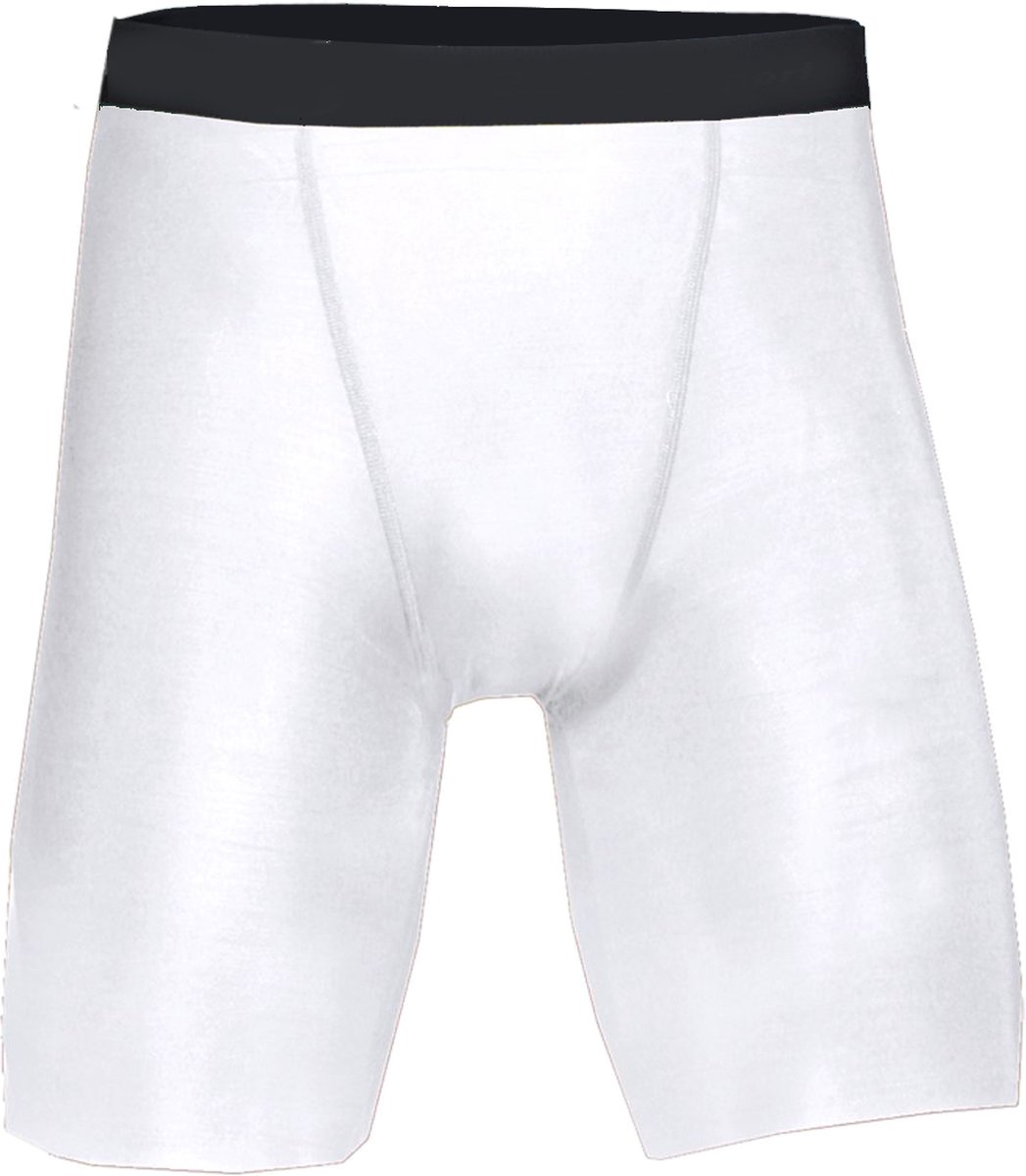 BADGER SPORT - Shorts - Pro Compression - Diverse Sporten - Volwassenen - Polyester - Heren - Wit - X-Large