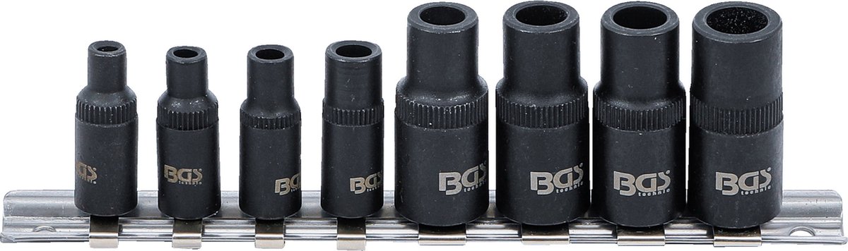 BGS Draadsnijtaphouderset 1/4 / 3/8 magnetisch 8 delig