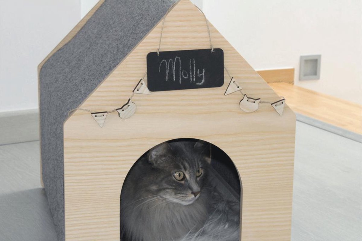 Halcyon Home Apartment huis - duurzaam - huisje voor katten - kattenmeubel - kattenmand