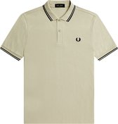 Fred Perry - Polo M3600 Greige R70 - Slim-fit - Heren Poloshirt Maat M