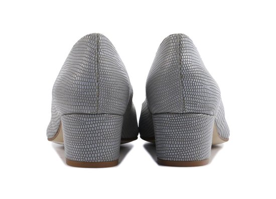 Mace Dames Leren Slangenprint 30016745 Schoenen Blokhak hoogte 4 6 1600 Grijs. bol