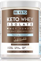 Be Keto | KETO Whey + MCT | Tropical Coconut + White Chocolate | 1 x 300 gram