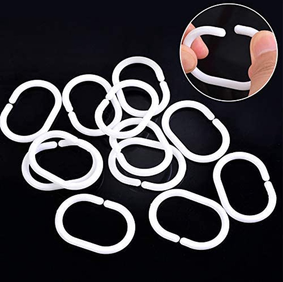 Litthing Douchegordijn, 180 x 180 cm, antischimmel en waterafstotend