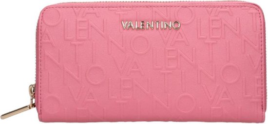 Valentino Bags Portemonnee / Portefeuille Dames - Ritsportemonnee - Relax - Imitatieleer - Roze
