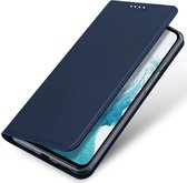Geschikt voor Dux Ducis Geschikt voor Samsung Galaxy A54 - Portemonnee Hoesje - Blauw