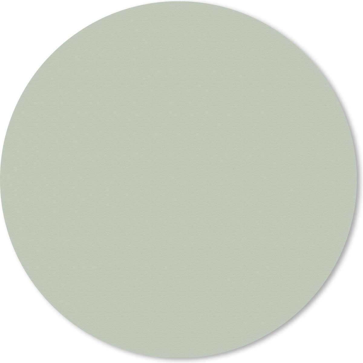 Muismat rond 50x50 cm - Mousepad Mintgroen - Effen kleur - Ronde muismatten