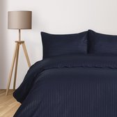 Komfortec Hotelkwaliteit Dekbedovertrekset met Rits 200x200 cm + 2 kussenslopen 80x80 cm – Marineblauw