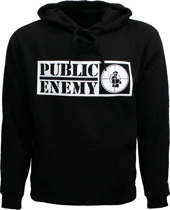 Foto: Public enemy crosshairs logo sleeve print hoodie trui offici le merchandise l