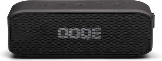 OOQE PRO S9 - Bluetooth Speaker - Draadloos - Ingebouwde Basradiator - Zuivere Bas - 20 uur Batterijduur - Microfoon - Handsfree Bellen - Stootbestendig - Waterbestendig - Geschikt Voor Binnen en Buitengebruik - Zwart van OOQE — afbeelding 3