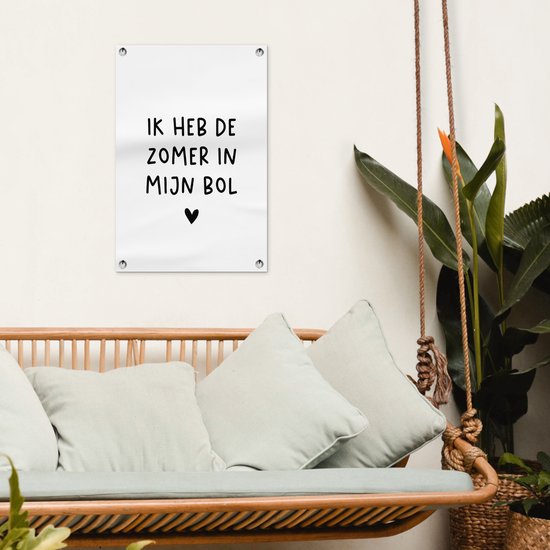 Décoration de jardin Citations - Proverbes - André Hazes - J'ai l'été dans ma sphère - 40x60 cm - Poster jardin