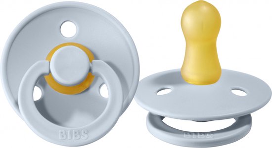 100231 Fopspeen Bibs Blauw 0+ (S)