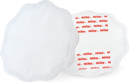 Nûby - Absorberende Wegwerp Borstkompressen voor Dag - Wit 28st - Zwart 2st van Nûby — afbeelding 2