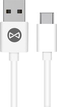 USB naar USB Type C Kabel Snel opladen en synchroniseren 1m Forever White