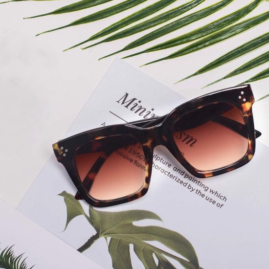 Sun Square Zonnebril - Black / Brown - Fashion Favorite van Fashion Favorite — afbeelding 2
