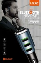 LDNIO CM21 - Bluetooth - Oreillette - Chargeur Voiture - USB