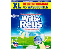 Product afbeelding van Reus waspoeder - witte was - 45 wasbeurten - 2,73 kg