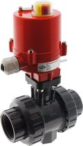 G2'' 12V DC Elektrische Kogelkraan PVC 3-Punt 16 Bar - PB - PB-200FF-AG2-012DC