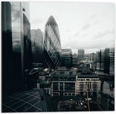 Dibond - Uitzicht van een Stad - Verenigd Koninkrijk - 50x50 cm Foto op Aluminium (Met Ophangsysteem)