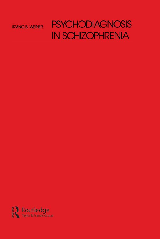 Psychodiagnosis in Schizophrenia - cover
