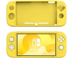 Siliconen Case geschikt voor Switch Lite | Switch Lite Hoesje | Switch lite Case| Geel