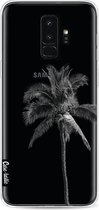 Casetastic Samsung Galaxy S9 Plus Hoesje - Softcover Hoesje met Design - Palm Tree Transparent Print
