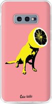 Casetastic Samsung Galaxy S10e Hoesje - Softcover Hoesje met Design - Lemon Dog Print
