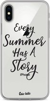 Casetastic Apple iPhone X / iPhone XS Hoesje - Softcover Hoesje met Design - Summer Story Print