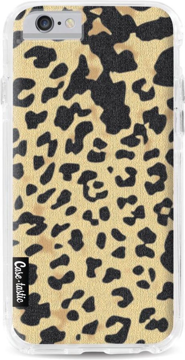 Casetastic Design Hoesje voor Apple iPhone 6 / iPhone 6S - Hard Case - Leopard Print Sand Print