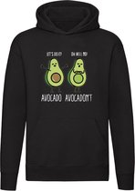 Avocado avocadon't Hoodie - groente - eten - gezond - wel - niet - grappig - unisex - trui - sweater - capuchon