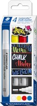 STAEDTLER chalk marker set 4 kleuren