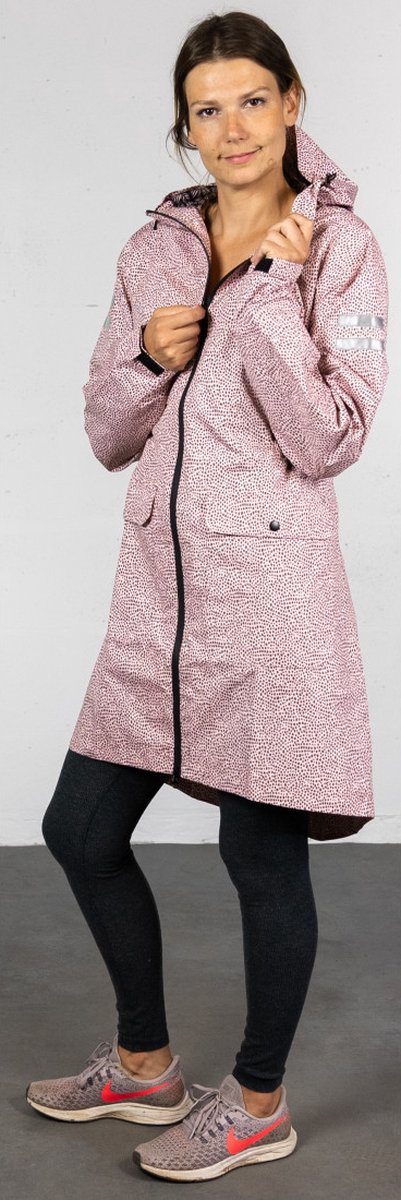 Ducksday - regenjas voor dames halflang - waterdicht - June - X - Large — afbeelding 4