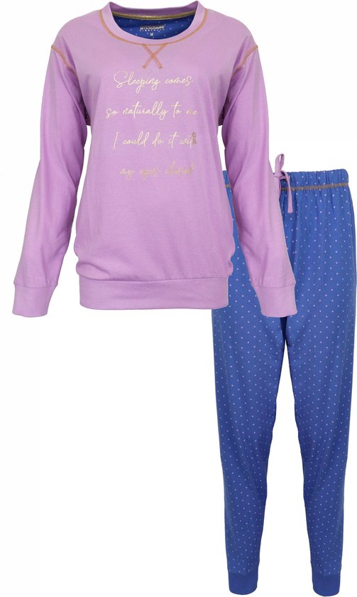 IRPYD2201A Irresistible dames pyjama Lila. - Maten: