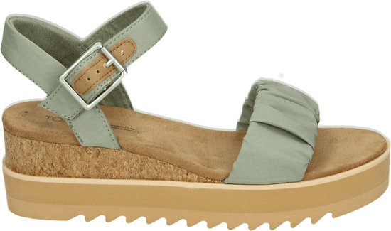 TOMS Shoes DIANA - Volwassenen Sandalen met hak - Kleur: Groen - Maat: 38