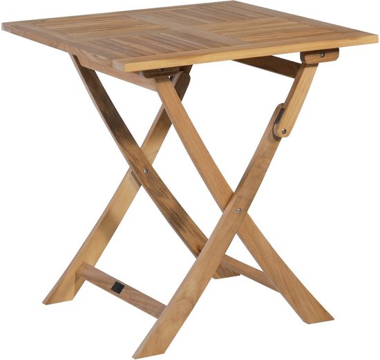 Foto: Exotan folding inklaptafel tuin teak naturel 75x70x70