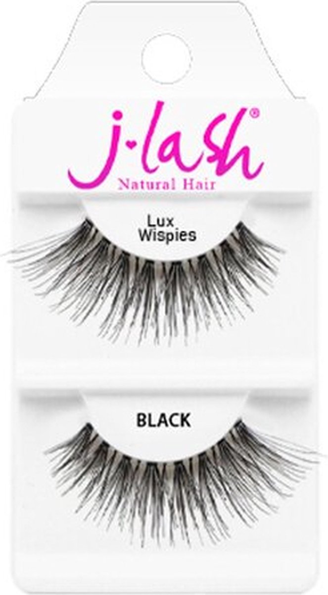 J-Lash - Natural Hair - Lux Wispies - Nepwimpers - Zwart - 1 g
