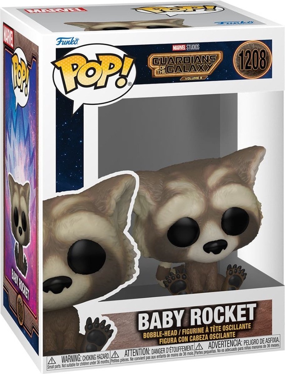 Funko Pop Marvel: Guardians of the Galaxy 3 - Baby Rocket Raccoon