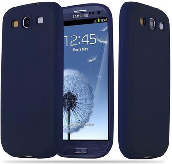 onkruid Vertrappen Doen Cadorabo Hoesje voor Samsung Galaxy S3 / S3 NEO in CANDY DONKER BLAUW -  Beschermhoes... | bol.com
