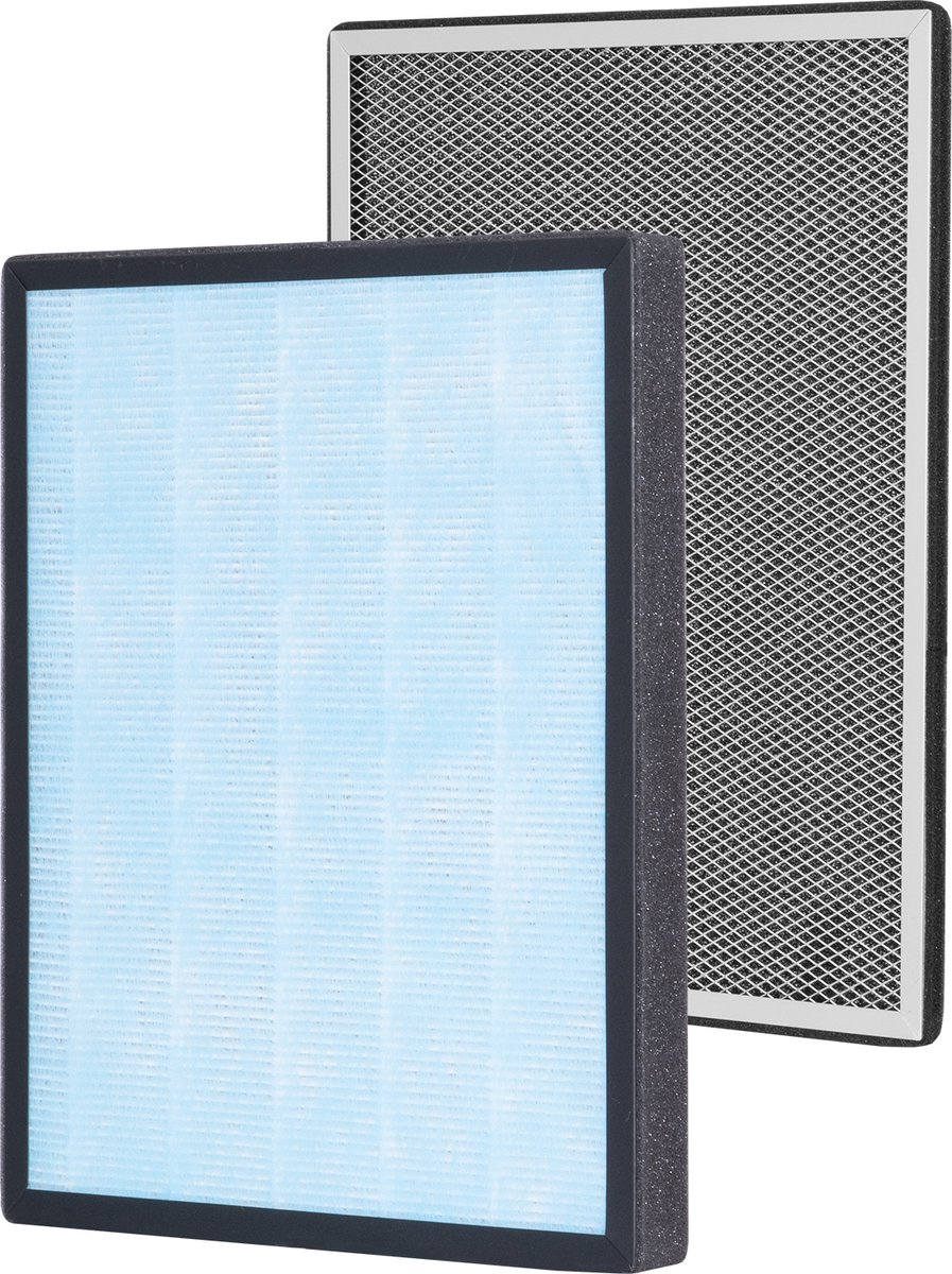 Sinji Luchtreiniger / Air Purifier – HEPA H13 + Koolstoffilter – 420 m³/u, voor ruimtes tot ca. 100 m² – UV-C + Ionisatie – PM2.5 Sensor – App + Afstandsbediening – Nachtmodus – Timer & Display – Helpt bij stof, pollen, huisstofmijt & geurtjes — afbeelding 2