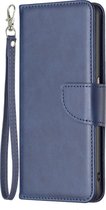 Mobigear Telefoonhoesje geschikt voor OPPO A76 Hoesje | Mobigear Excellent Bookcase Portemonnee | Pasjeshouder voor 3 Pasjes | Telefoonhoesje voor Pinpas / OV Kaart / Rijbewijs - Blauw