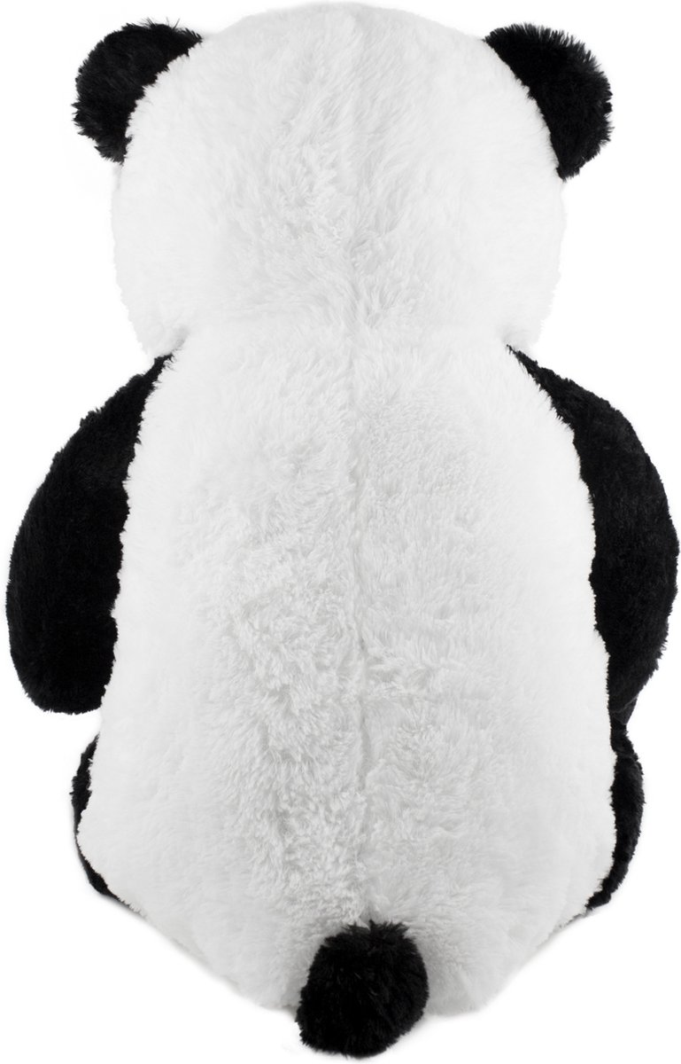 BRUBAKER - XXL Panda Knuffel Beer - Teddybeer - 100cm - Pandabeer - Teddybear Groot - Knuffelbeer - Pluche Speelgoed — afbeelding 4